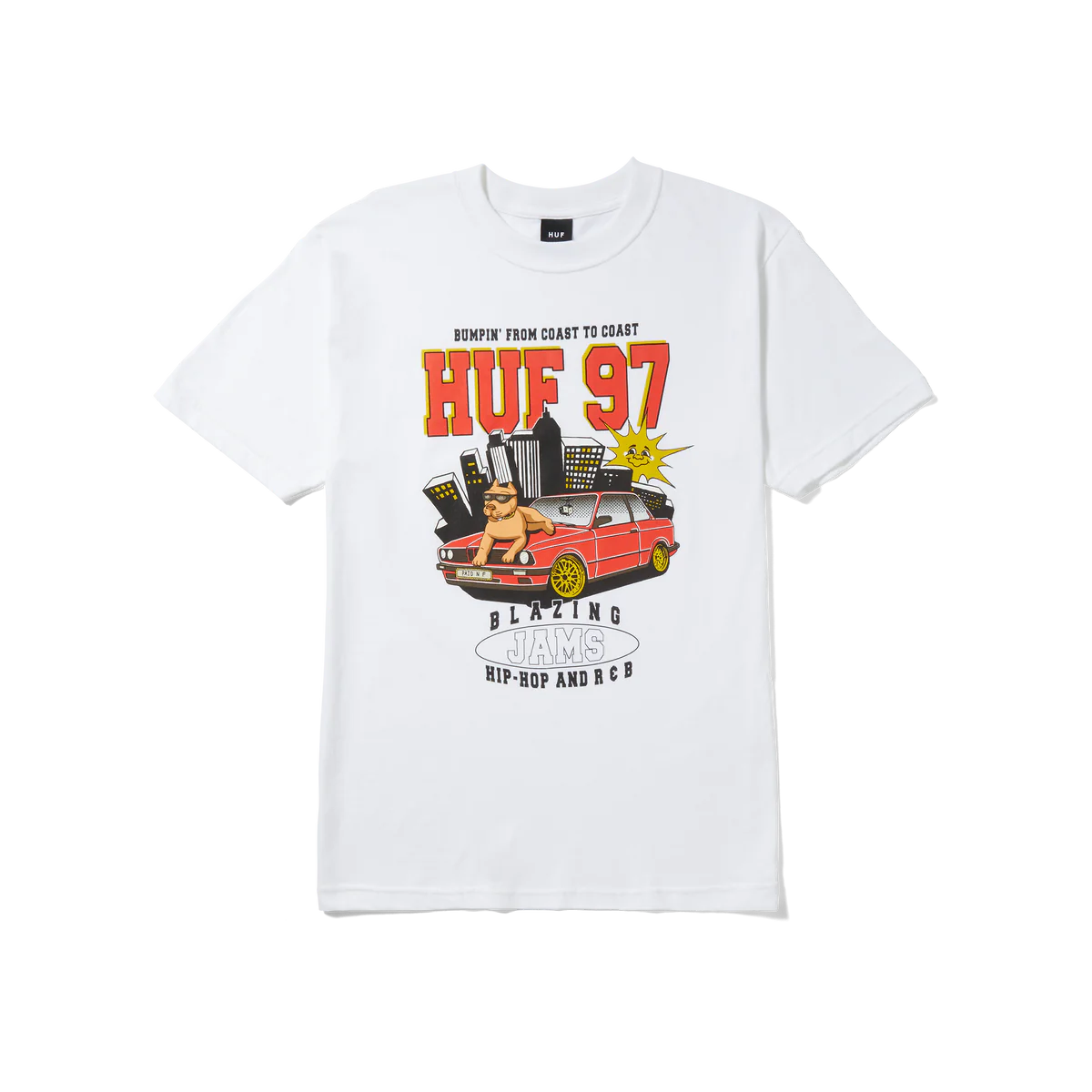 HUF-BLAZING JAMS S/S TEE