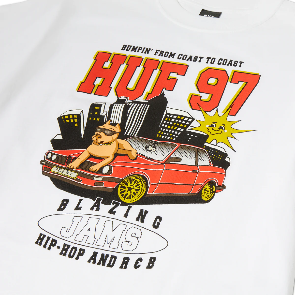 HUF-BLAZING JAMS S/S TEE