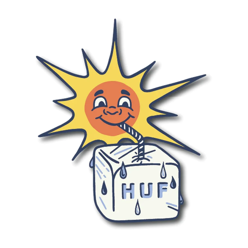 HUF-SIPPIN SUN STICKER