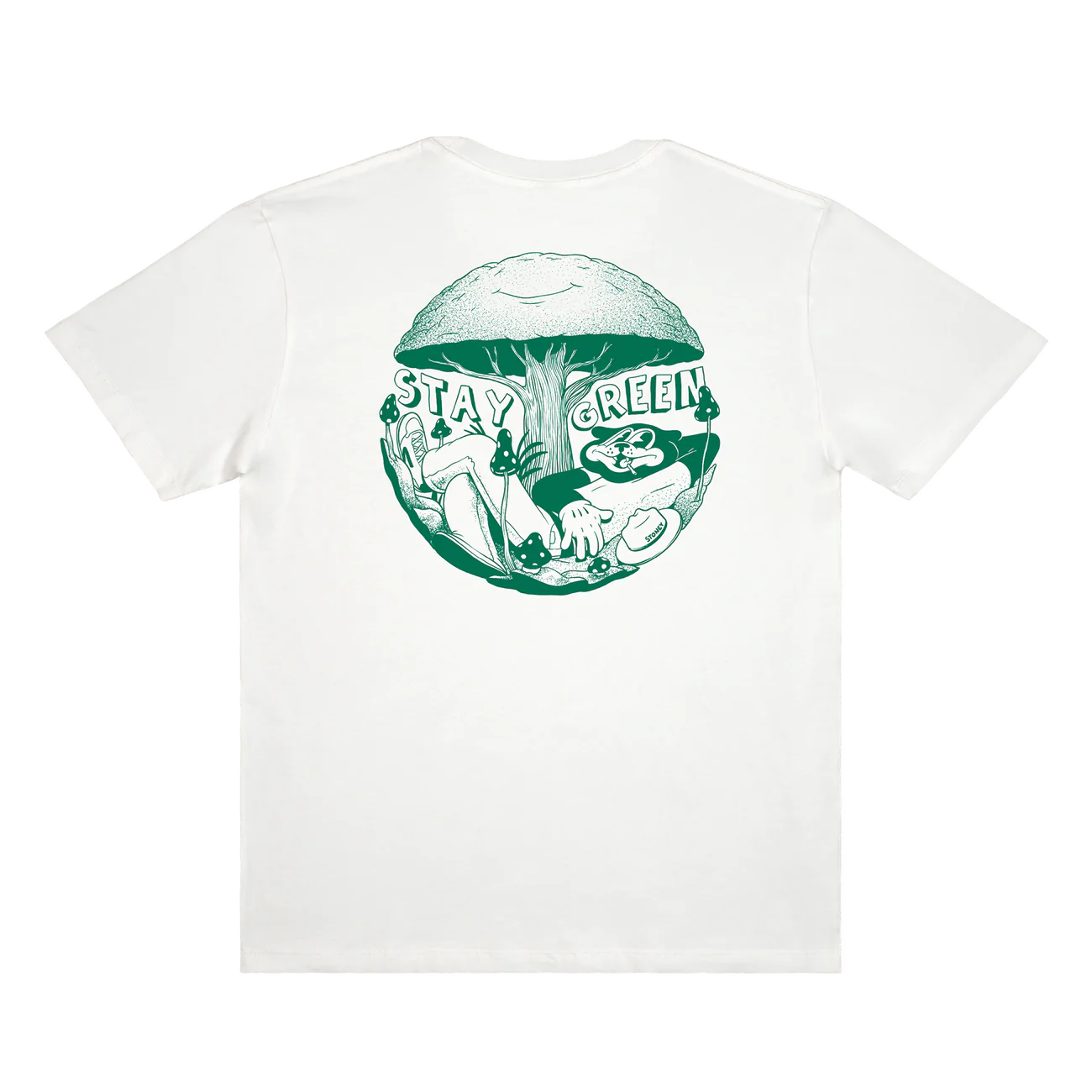 THE DUDES-T-SHIRT - STAY GREEN