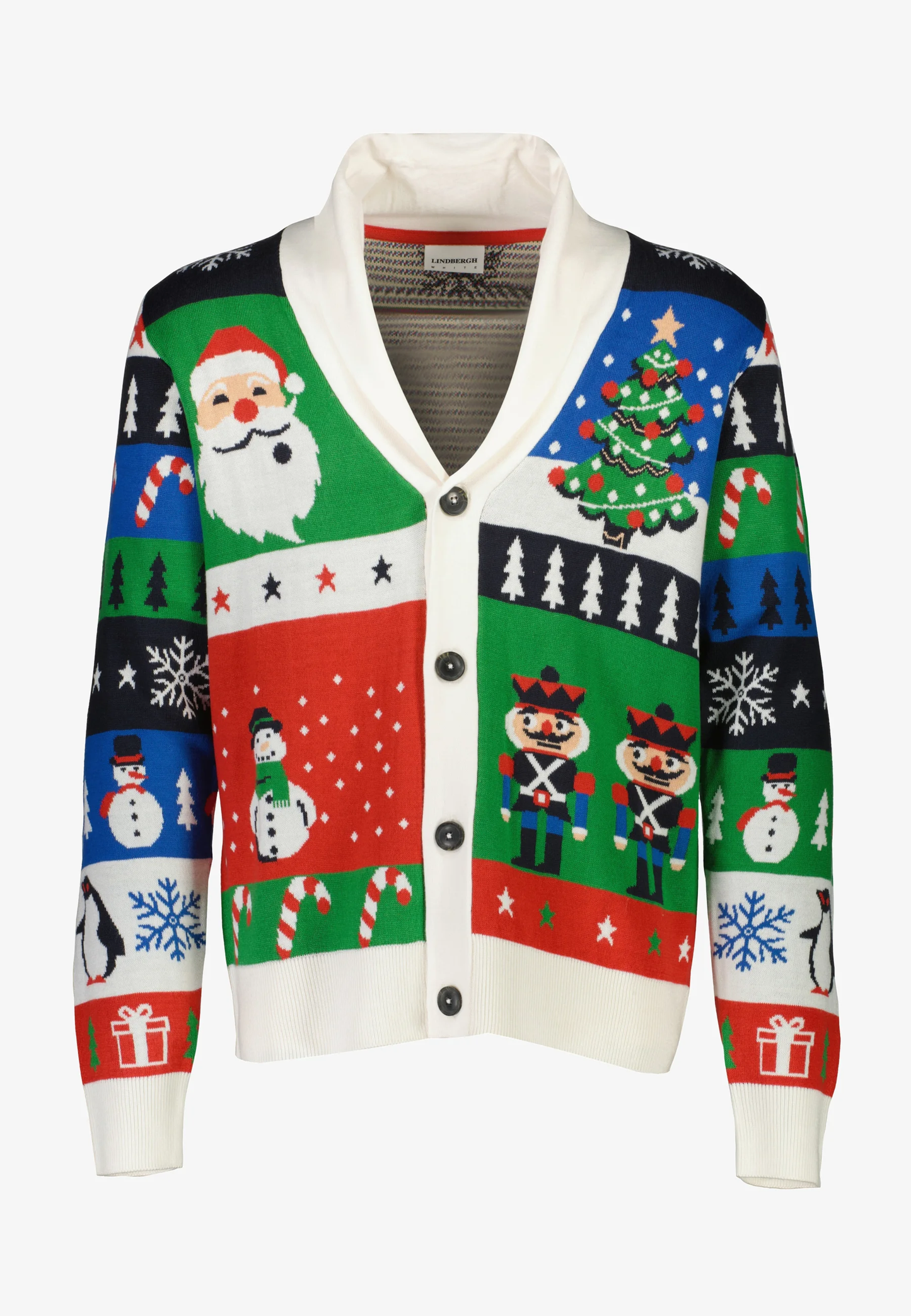 LINDBERGH-MAILLE - XMAS SHAWL COLLAR CARDIGAN