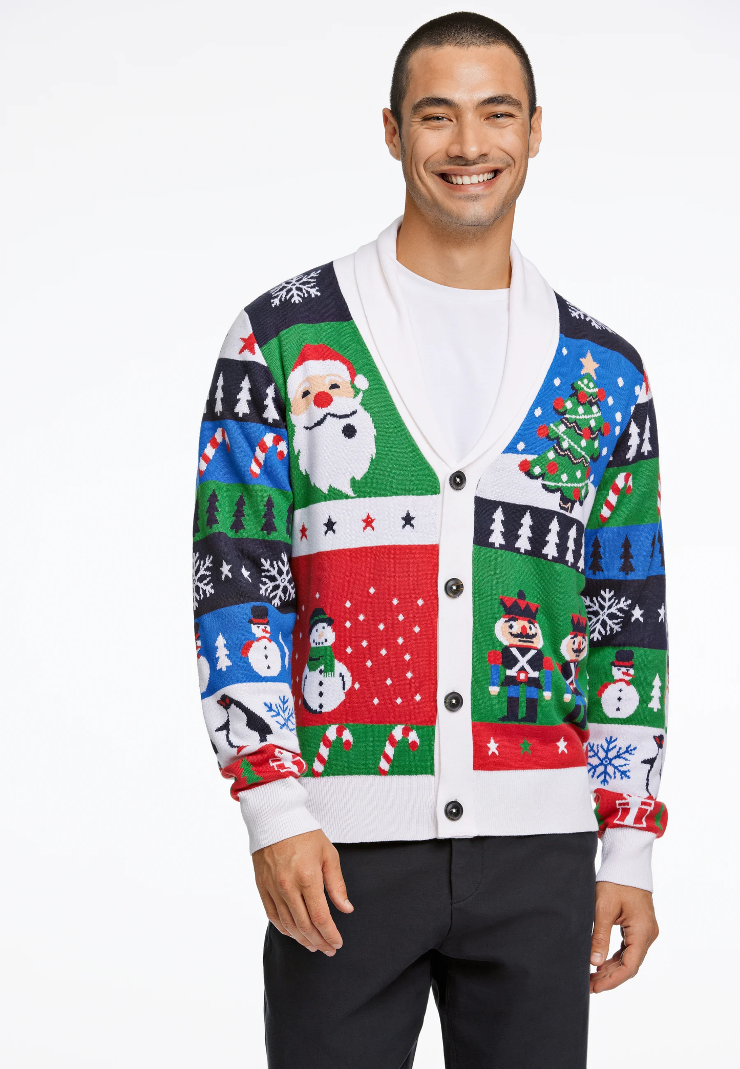 LINDBERGH-MAILLE - XMAS SHAWL COLLAR CARDIGAN