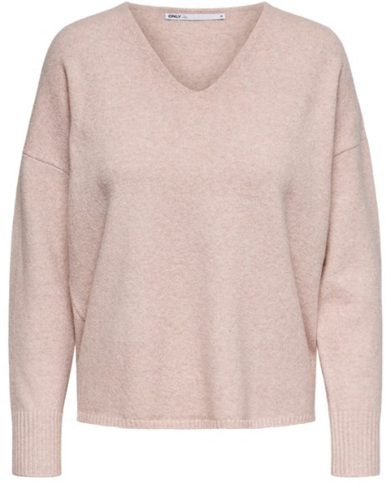 ONLY-BLOUSE ONLRICA LIFE L/S V-NECK PULLO KNT NOOS
