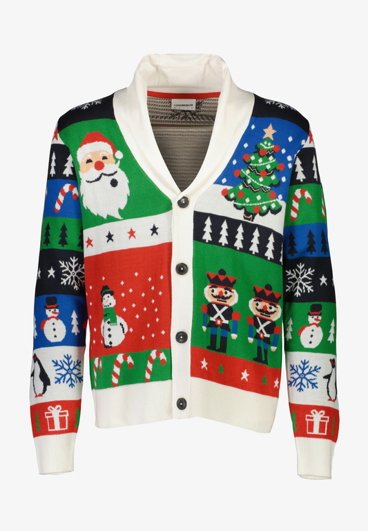 LINDBERGH-MAILLE - XMAS SHAWL COLLAR CARDIGAN