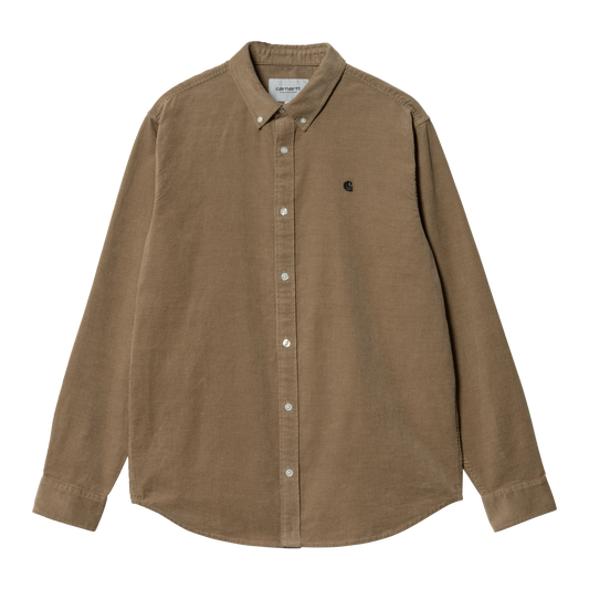 CARHARTT WIP-L/S MADISON FINE CORD SHIRT