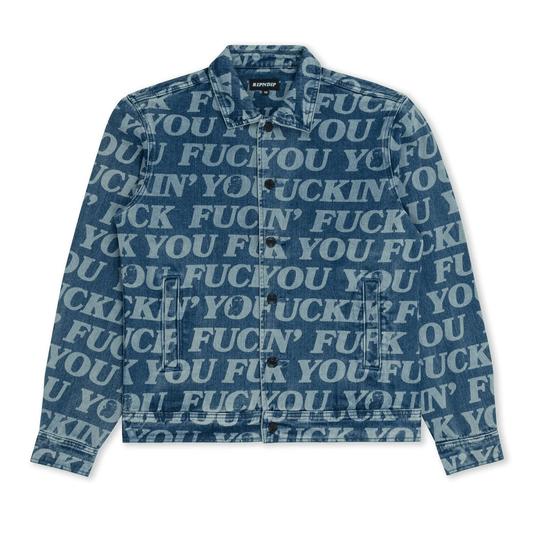 VESTE - FUCKIN FUCK DENIM JACKET